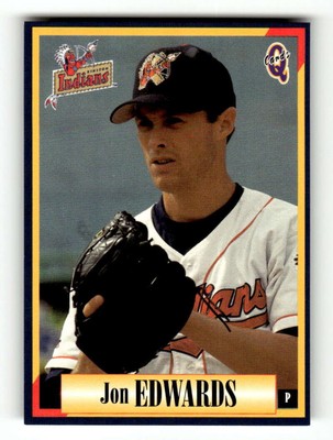 1998 Blue Line Q Cards Kinston Indians 9 Jon Edwards BXCP06