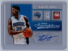 2012-13 Panini Elite #99 DeQuan Jones Orlando Magic AU Auto