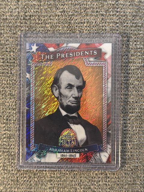 2026 Blattmetall Presidents Day Abraham Lincoln THE PRESIDENTS GOLD SHIMMER 1/1!
