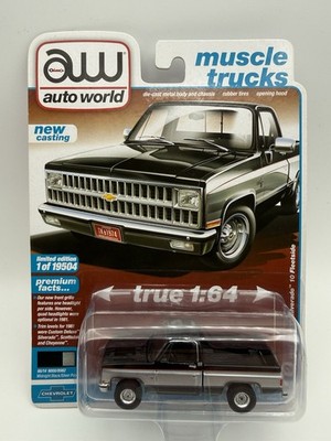 Auto World 1985 Chevy Silverado 10 Fleetside Muscle Trucks Premium Series