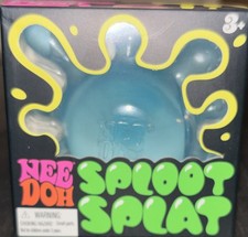 Blue NeeDoh Sploot Splat, Nee Doh Splatter Fidget, Nee-doh SplootSplat Squishy