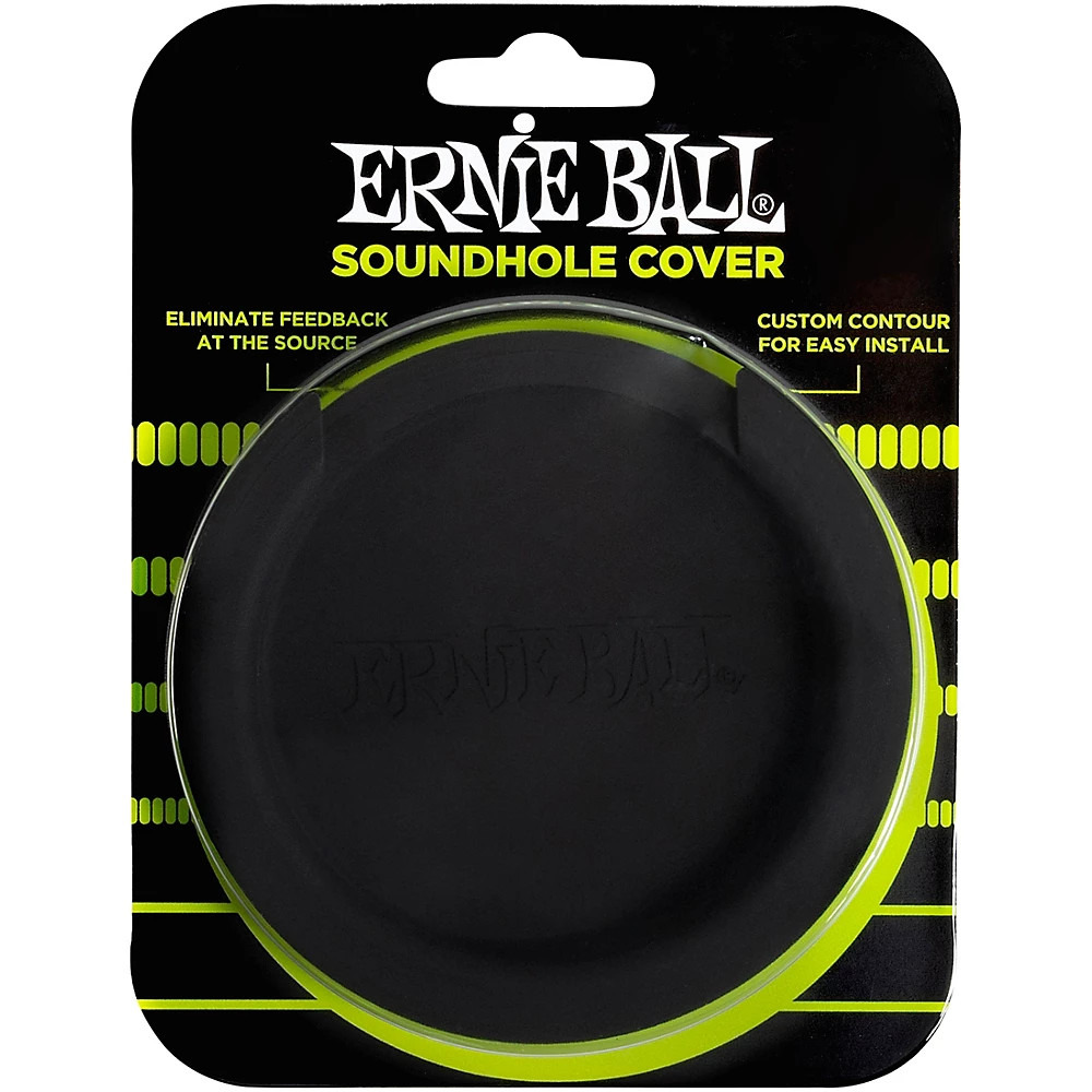 Крышка акустического отверстия Ernie Ball Acoustic Soundhole черная 2490₽