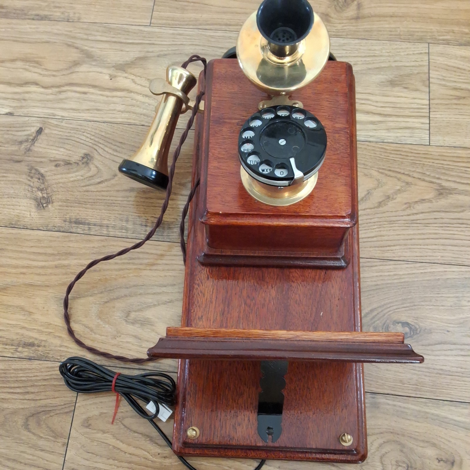 GPO 121 Craftsman Built Copy Wooden Telephone Vintage Telephone