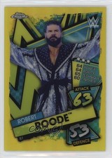 2021 Topps Chrome WWE Slam Attax Yellow Refractor 7/99 Robert Roode #87 11ch