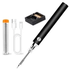 DIY Cordless Soldering Iron Kit, USB Rechargeable, Temperature-Adjustable7464