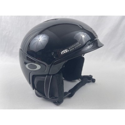 Oakley MOD3 Snow Helmet Black Gloss Modular Brim System BOA Fit Small 51-55cm