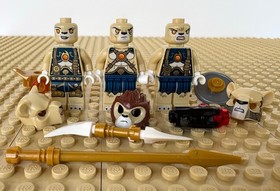 LEGO Chima: Lion Tribe + Banner, loc115, loc116, loc117, 70229, TRIBE PACK, 2015