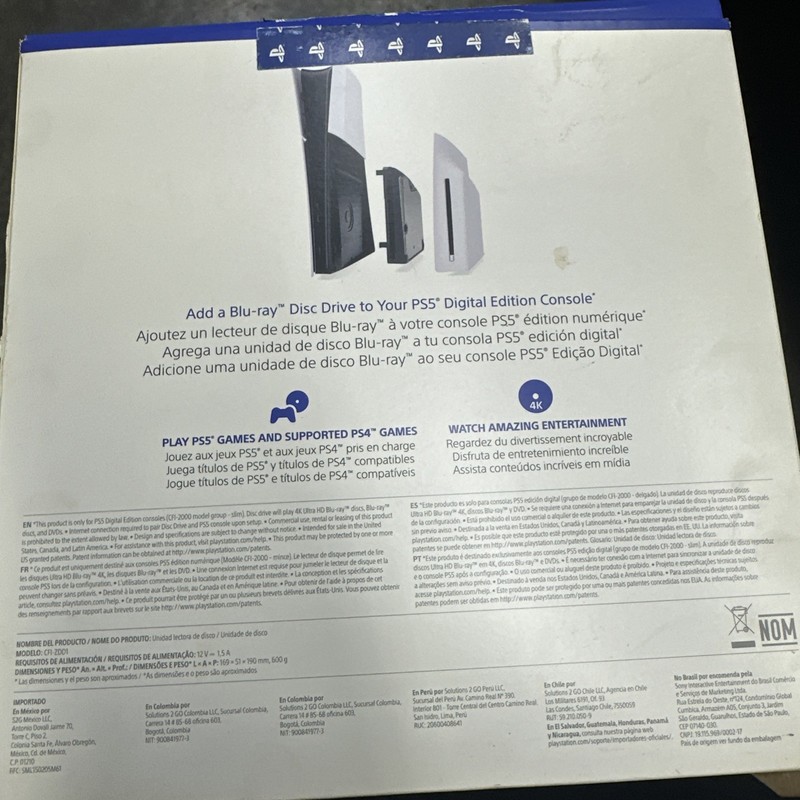 PlayStation 5 Disc Drive For PS5/PS5 Pro Digital Slim Consoles - FAST FREE SHIP!