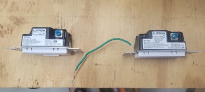 FL - TWO DEVICES LUTRON RRD-6NA-WH AND RRD-8NS RadioRA 2 Maestro Dimmer - White