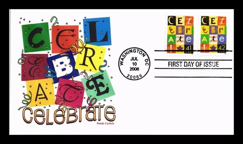 US COVER CELEBRATE FIRST DAY ISSUE COMBO PANDA CACHET
