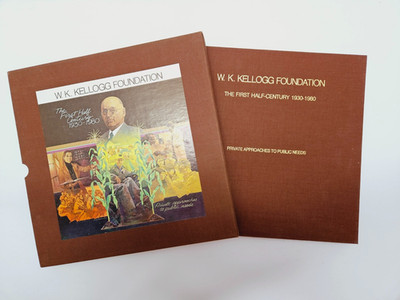 Kellogg Foundation Rare First Half of the Century 1930-1980 HC W/ Slipcase