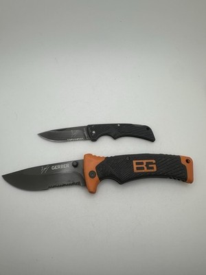Gerber Bear Grylls Scout Lockback Folding Knives Lot Of 2