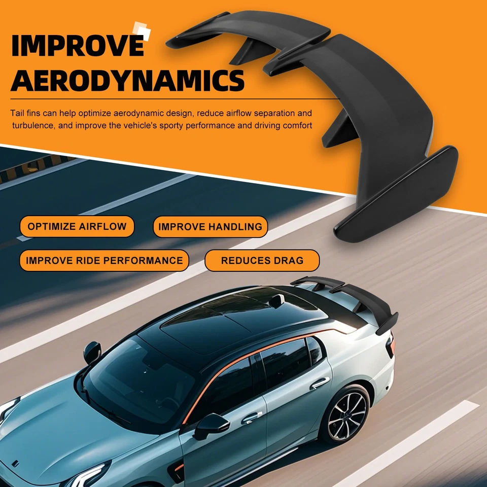 Alerón trasero mate 54" estilo PRO para Honda Civic Del Sol 1993-1997 Foto 4 de 4