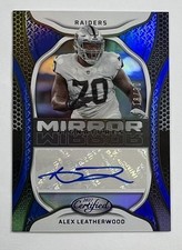 2022 Panini Certified #MS-AL Alex Leatherwood Mirror Signatures Auto 18/30 CKP