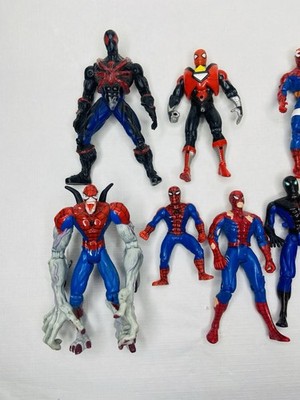 Lot Of 11 Vintage 90`S Spiderman Marvel Toy Biz Loose Figures | eBay