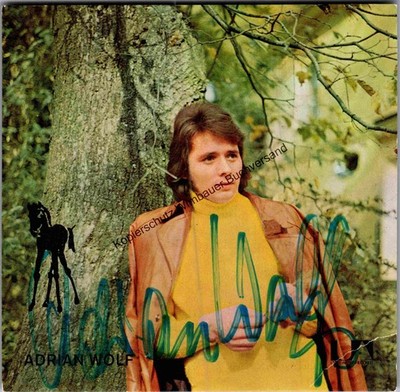 Original Autogramm Adrian Wolf /// Autograph signiert signed signee Wolf, 362247