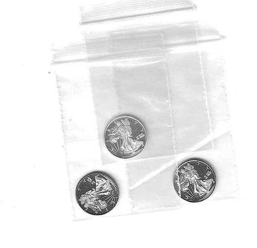 (3)  1 Gram .999 Fine Silver Round Walking Liberty Design