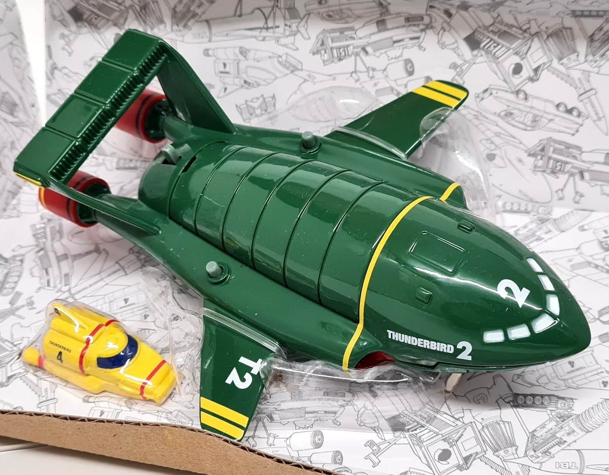 Corgi 13cms Thunderbirds 2 & 4 Gerry Anderson Diecast Metal Model