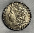 TONER 1896-P Morgan Silver Dollar, U.S. $1 Coin Almost Uncirculated AU