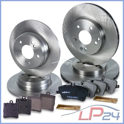 BESTPRICE JEU DISQUES+PLAQUETTES DE FREIN AVANT+ARRIÈRE POUR MERCEDES BENZ CLASSE C W203