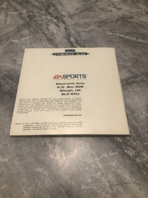 FIFA SOCCER (SEGA CD PAL MANUAL ONLY FOR SALE)