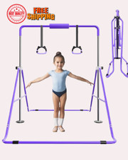 Gymnastics Bar For Kids Adjustable Height Gymnastic Horizontal Bars Folding Ex