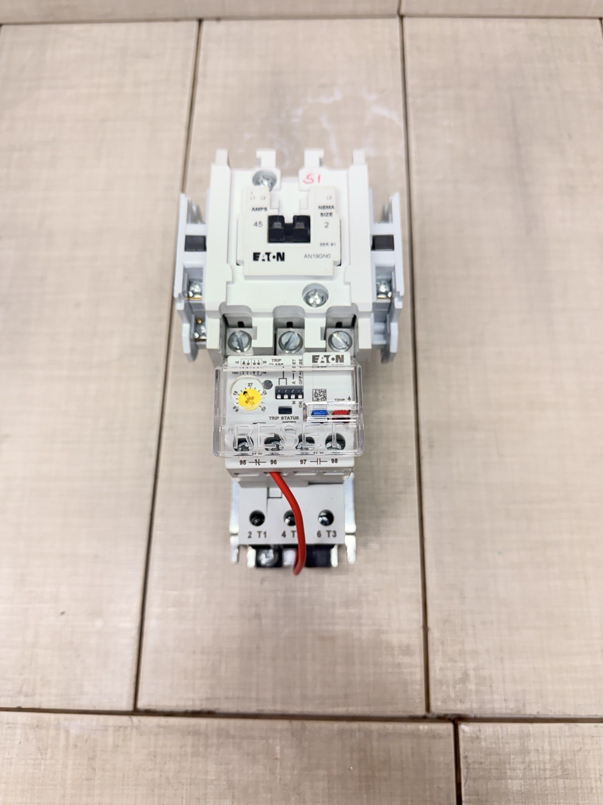 EATON AN19GN0A5E045 SIZE 2 STARTER SERIES-B1 45-AMP