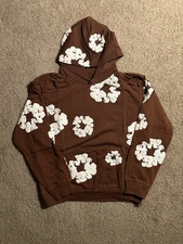 Denim Tears Hoodie Brown Size Large