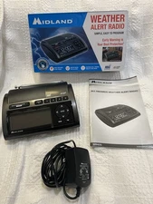 Midland WR400 NOAA Weather Radio Alert AM/FM Alarm Clock Radio MINT CONDITION!