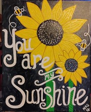 Hand Painted Acrylic Painting On Canvas