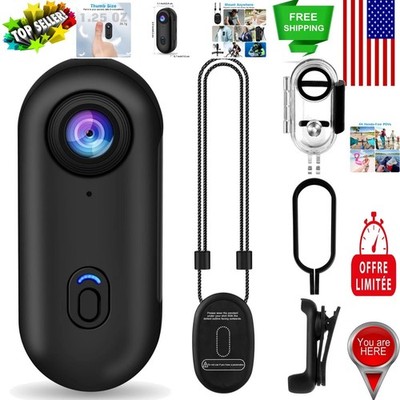 Tiny 4K Thumb Camera with Magnetic Mount for Hands-Free Outdoor Adventures