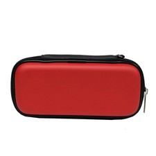 Red EVA Storage Case for Dart Accessories with Foam Slots and Carry Strap