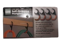 Storehouse Self Gripping Hangers 4 Piece Set Holds Up To 70 lbs Durable Steel