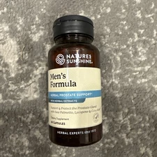 Nature's Sunshine Men's Health 60 Capsules For Prostate Support Health 2027