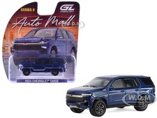 2024 CHEVROLET TAHOE MIDNIGHT BLUE 1/64 DIECAST MODEL BY GREENLIGHT 68080 D