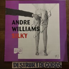 Andre Williams Silky LP US In The Red VG SIGNED Autographed Vinyl Record