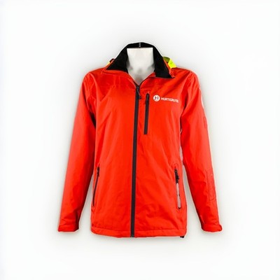 HELLY HANSEN x HURTIGRUTEN Size L Red Yellow Color Block Polyester Jacket
