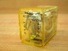 IDEC RH2B-U-AC110-120V AC Relay RH2B-U-110-120VAC (Pack of 6)