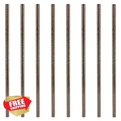 Myard 29'' Iron Deck Balusters, Hammered Bronze, 25-Pack Railing