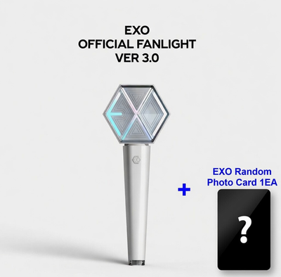新品　EXO OFFICIAL LIGHT STICK ver.3.0 EXO OFFICIAL LIGHT STICK VER 3.0 + Photo Card 1p + Track K-POP | eBay