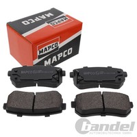 Mapco BremsbelÄGe Satz Hinten Passend FüR Hyundai Accent I20 I30 IX35 Sonata KIA