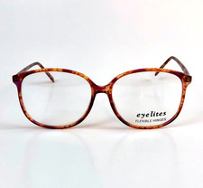 Vintage 1980s Dollond  Aitchison Eyelites Frames Flex Hinges Tortoise 52-19-145