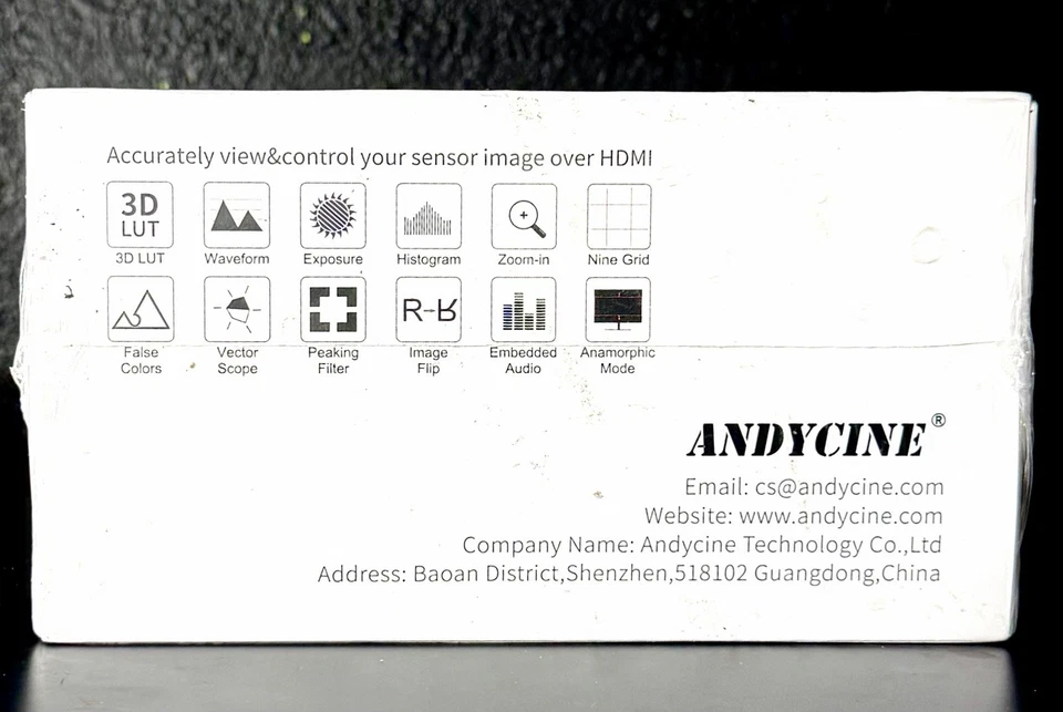 ANDYCINE C5 5.5” 3000nit Luz Diurna Pantalla Táctil En Cámara Monitor Paquete de Alimentación Foto 2 de 4