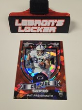 2021 Panini Prizm Draft Picks - Crusade Pat Freiermuth Rookie #173 Red Ice (RC)