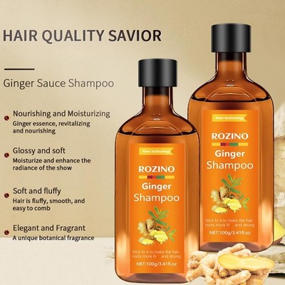 100g ROZINO Ginger Anti-Hair Loss Shampoo V4M1