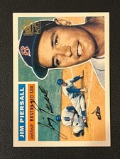 Jim Piersall 2002 Topps Archives Auto Fan Favorites Red Sox 