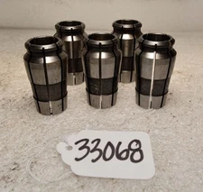 Lot of six AF136 3/4 Inch Series Acura Flex Collet 23/32 Inch Size (Inv.33068)
