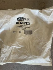 Zurn Pex BC60 1/2" barb x 3/8" OD COMP. angle stop 10 Valves Lot