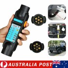 12V 7 Pin Car Trailer Towing Lights Plug & Socket Cable Wiring Circuit Tester AU