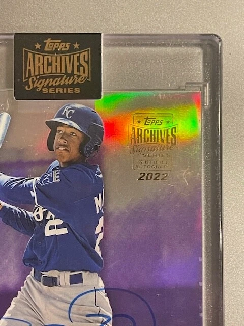 2022 Tops Archive Signature Raul Mondesi novato autógrafo 1/1 Bowman platina - Imagem 3 de 4